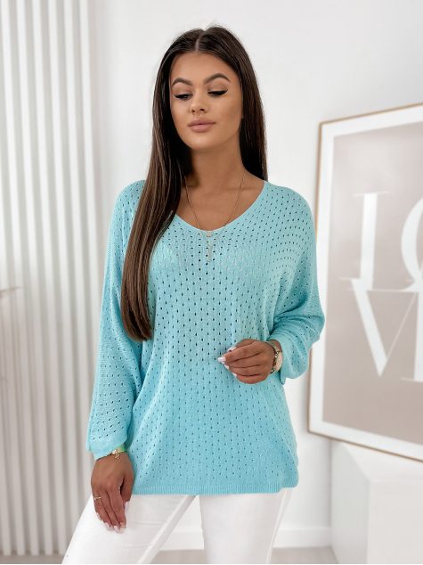 SWEATER POINT MENTHE