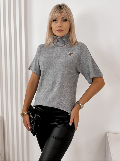 SWETER LUNNA SZARY